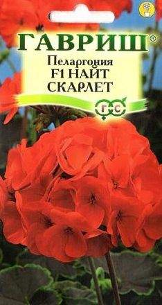 Пеларгония Найт Скарлет F1 (г) 4шт  – купить в г. Омск