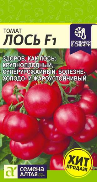 Томат Лось F1 (семена Алтая) 3шт  – купить в г. Омск