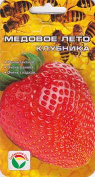 Земляника крупноплодная Медовое лето (сибирский сад) 5 шт