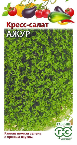 Кресс-салат Ажур (гавриш) 1,0 гр – купить в г. Омск Кресс-салат Ажур (гавриш) 1,0 гр – купить в г. Омск