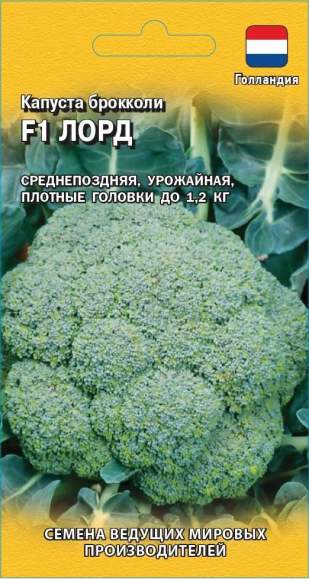 Капуста брокколи Лорд F1 (гавриш) 10шт  – купить в г. Омск