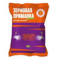 Зерновая приманка для крыс и мышей Эксперт (лама торф) 100 гр Зерновая приманка для крыс и мышей Эксперт (лама торф) 100 гр