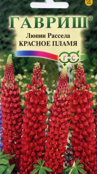 Люпин Красное пламя (гавриш) 0,5 гр  – купить в г. Омск