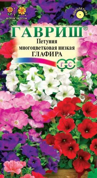 Петуния Глафира низкая смесь (гавриш) 0,1гр  – купить в г. Омск