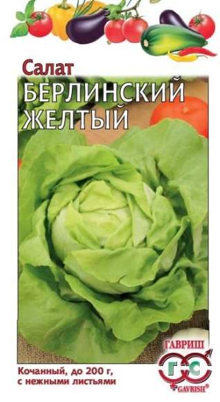 Салат кочанный Берлинский желтый (гавриш) 0,5гр  – купить в г. Омск