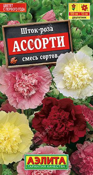 Шток-роза Ассорти (аэлита) 15шт  – купить в г. Омск