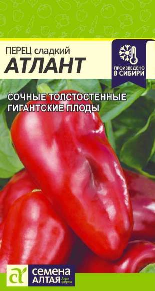 Перец сладкий Атлант (семена Алтая) 0,1гр  – купить в г. Омск