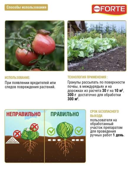 Средство от улиток и слизней 0,3 кг (Форте,банка)  – купить в г. Омск