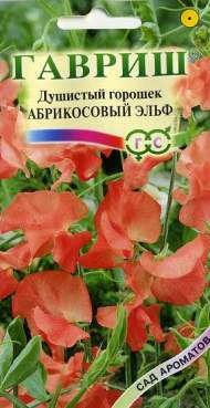 Душистый горошек Абрикосовый Эльф (гавриш) 0,5 гр Душистый горошек Абрикосовый Эльф (гавриш) 0,5 гр