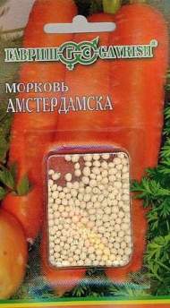 Морковь в гранулах Амстердамска (гавриш) 300шт Морковь в гранулах Амстердамска (гавриш) 300шт