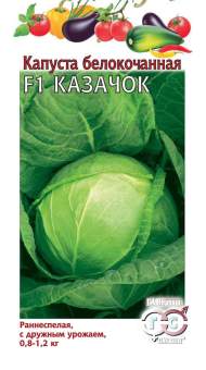 Капуста б/к Казачок F1 (г) 10 шт