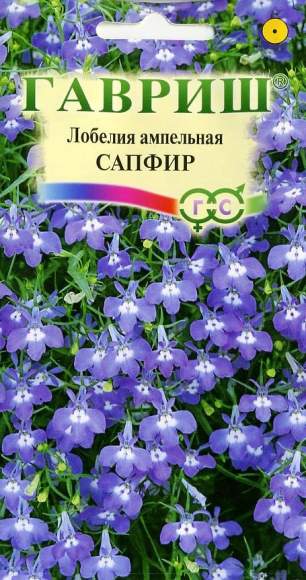 Лобелия Сапфир длинночерешковая ампельная (гавриш) 0,05гр – купить в г. Омск Лобелия Сапфир длинночерешковая ампельная (гавриш) 0,05гр – купить в г. Омск