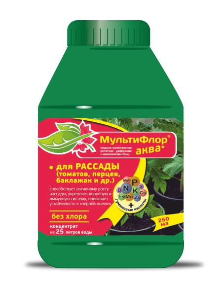 Мультифлор Аква для рассады 250 мл  – купить в г. Омск