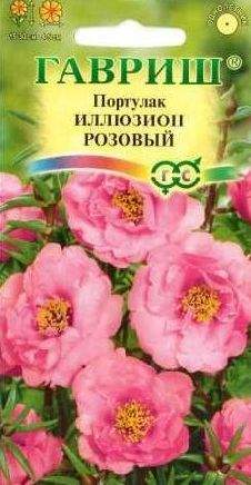 Портулак Иллюзион розовый (гавриш) 0,01 гр – купить в г. Омск Портулак Иллюзион розовый (гавриш) 0,01 гр – купить в г. Омск