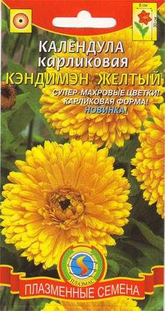 Календула Кэндимэн желтый (плазмас) 0,2гр  – купить в г. Омск