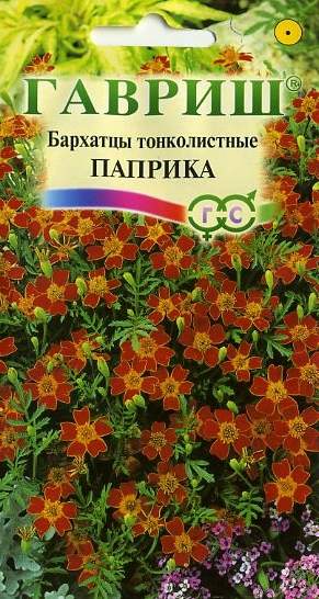 Бархатцы тонколистные Паприка (гавриш) 0,05 гр  – купить в г. Омск