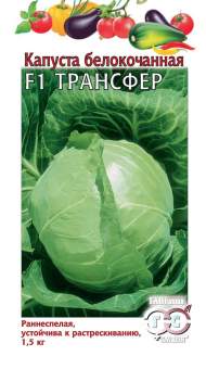 Капуста белокочанная Трансфер F1 (гавриш) 10 шт Капуста белокочанная Трансфер F1 (гавриш) 10 шт