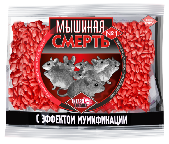 Мышиная смерть №1 200 гр (зерно)  – купить в г. Омск