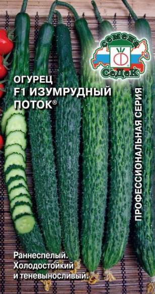 Огурец Изумрудный поток F1 (седек) 0,2 гр  – купить в г. Омск