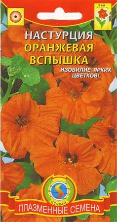 Настурция Оранжевая вспышка (плазмас) 9 шт – купить в г. Омск Настурция Оранжевая вспышка (плазмас) 9 шт – купить в г. Омск
