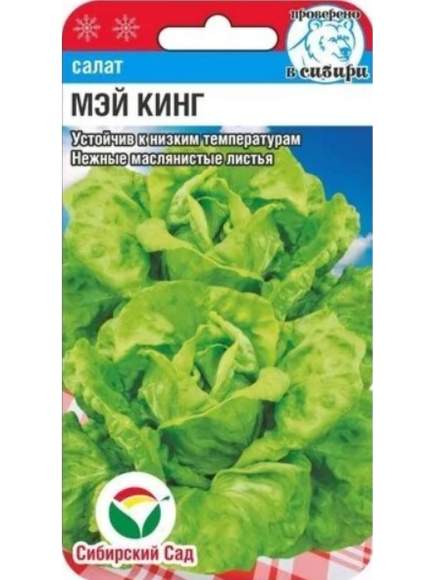 Салат кочанный Мэй Кинг (сибирский сад) 0,5гр – купить в г. Омск Салат кочанный Мэй Кинг (сибирский сад) 0,5гр – купить в г. Омск