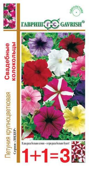 Петуния Свадебные колокольцы смесь 1+1=3 (гавриш) 0,1 гр – купить в г. Омск Петуния Свадебные колокольцы смесь 1+1=3 (гавриш) 0,1 гр – купить в г. Омск