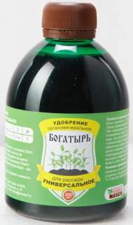 Удобрение Богатырь для рассады 300мл. Удобрение Богатырь для рассады 300мл.